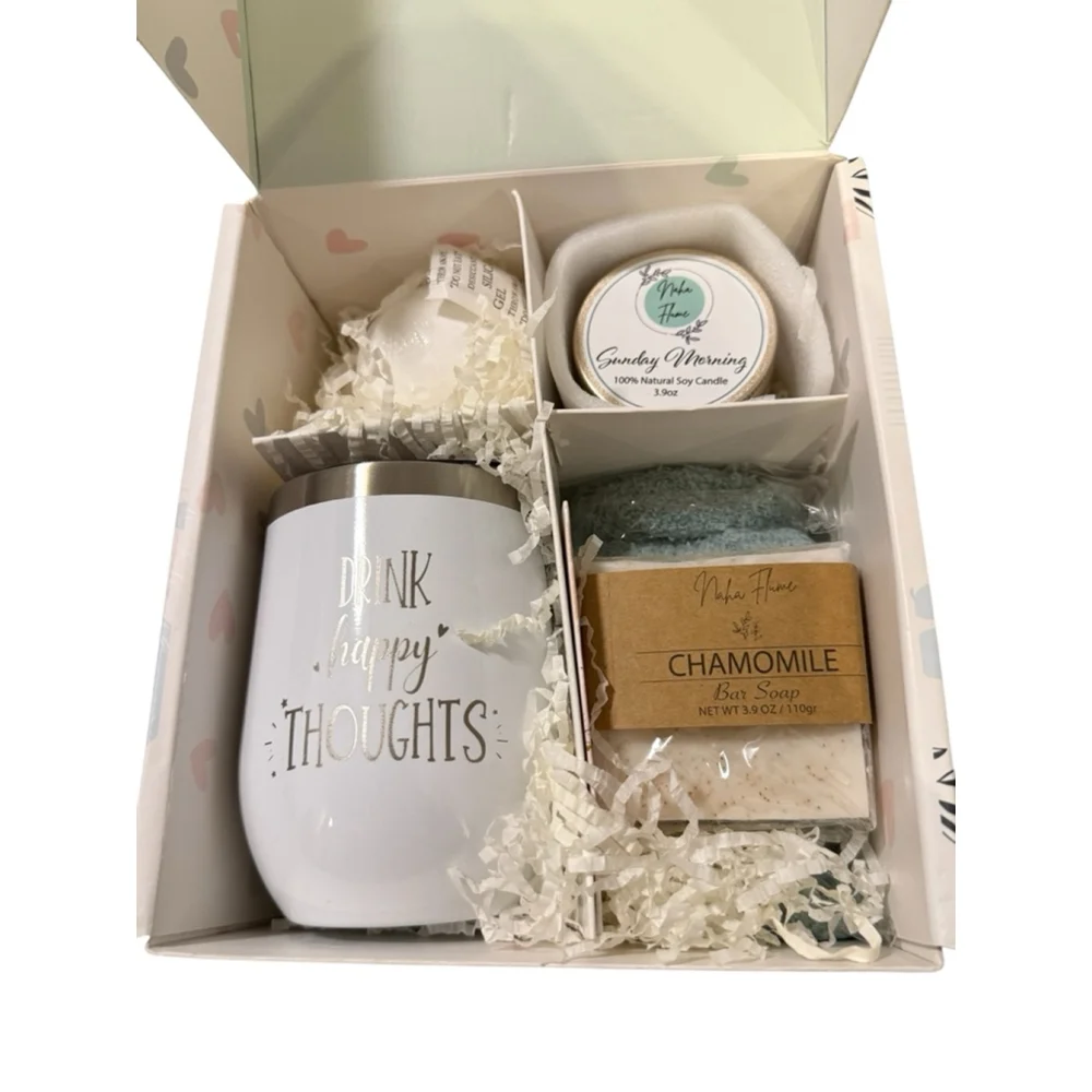 Naha Flume Bath Gift Set Pastels NIB